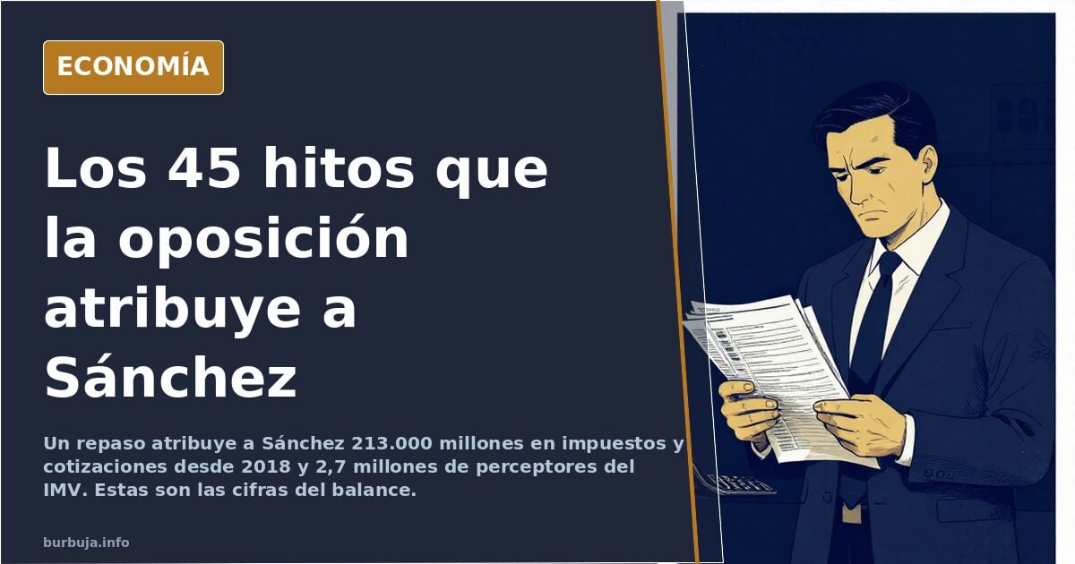 La España que deja Sánchez: los 45 hitos