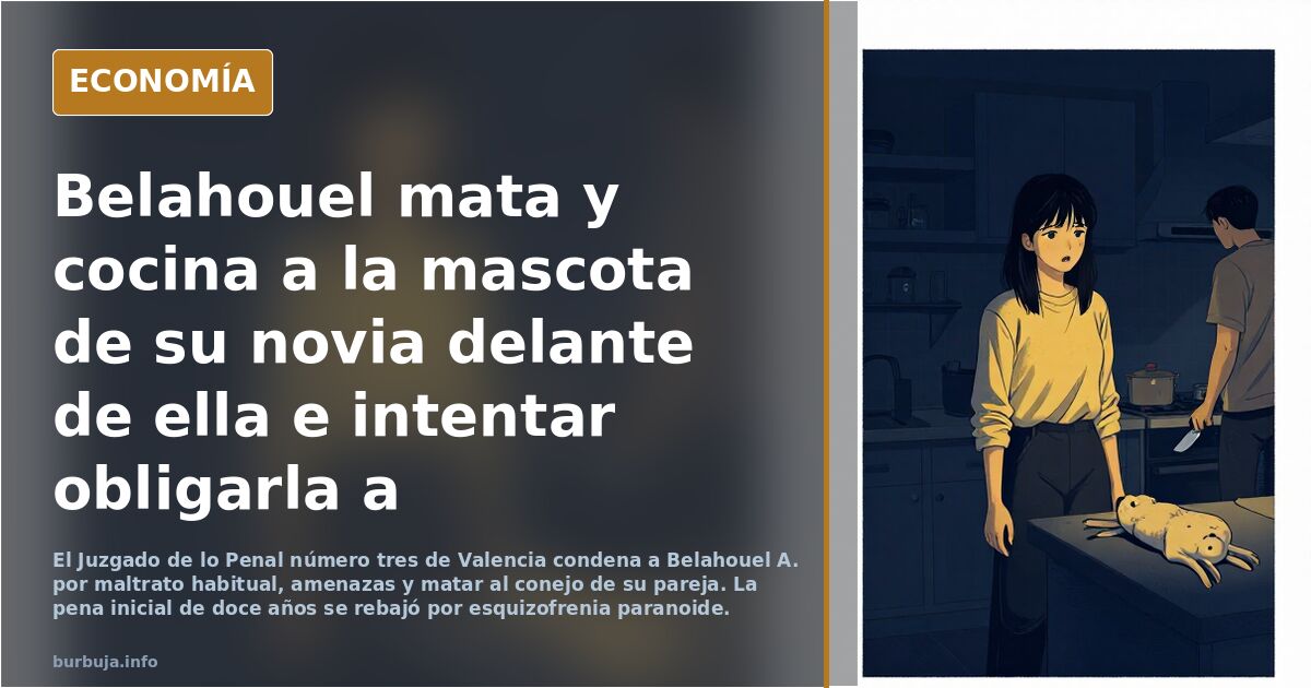 Condenado a 4 años por maltrato animal y psicológico grave