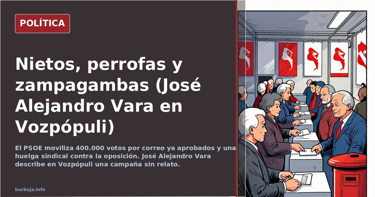 Nietos, perrofas y zampagambas (José Alejandro Vara en Vozpópuli)