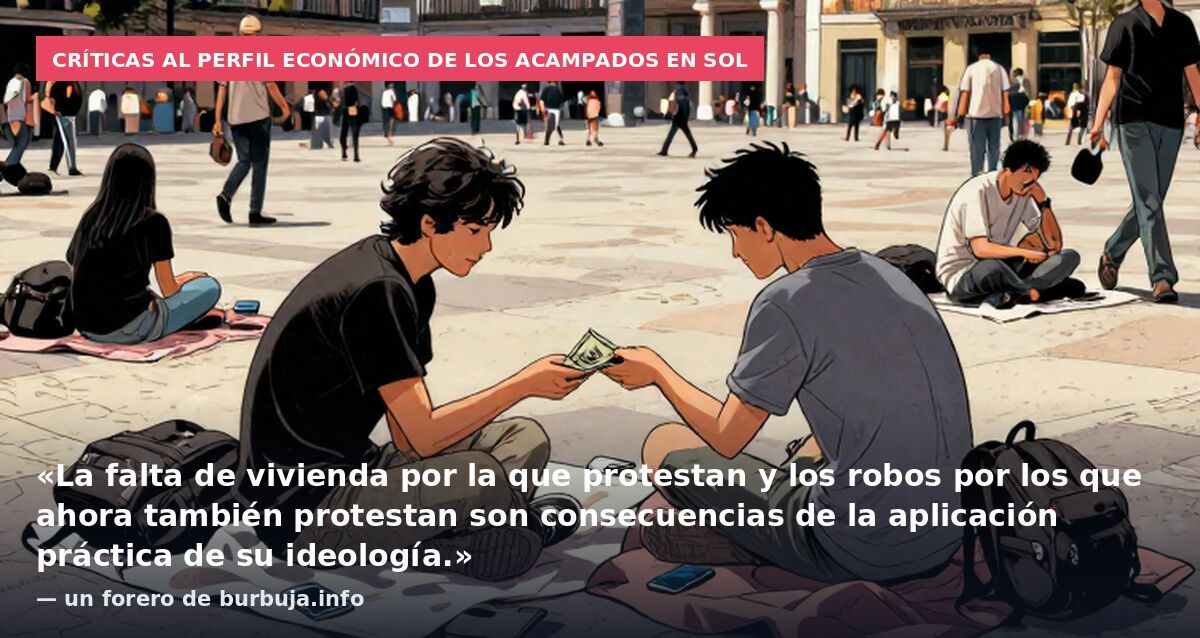 Acampadas en Sol denuncian robos: ¿qué está pasando?