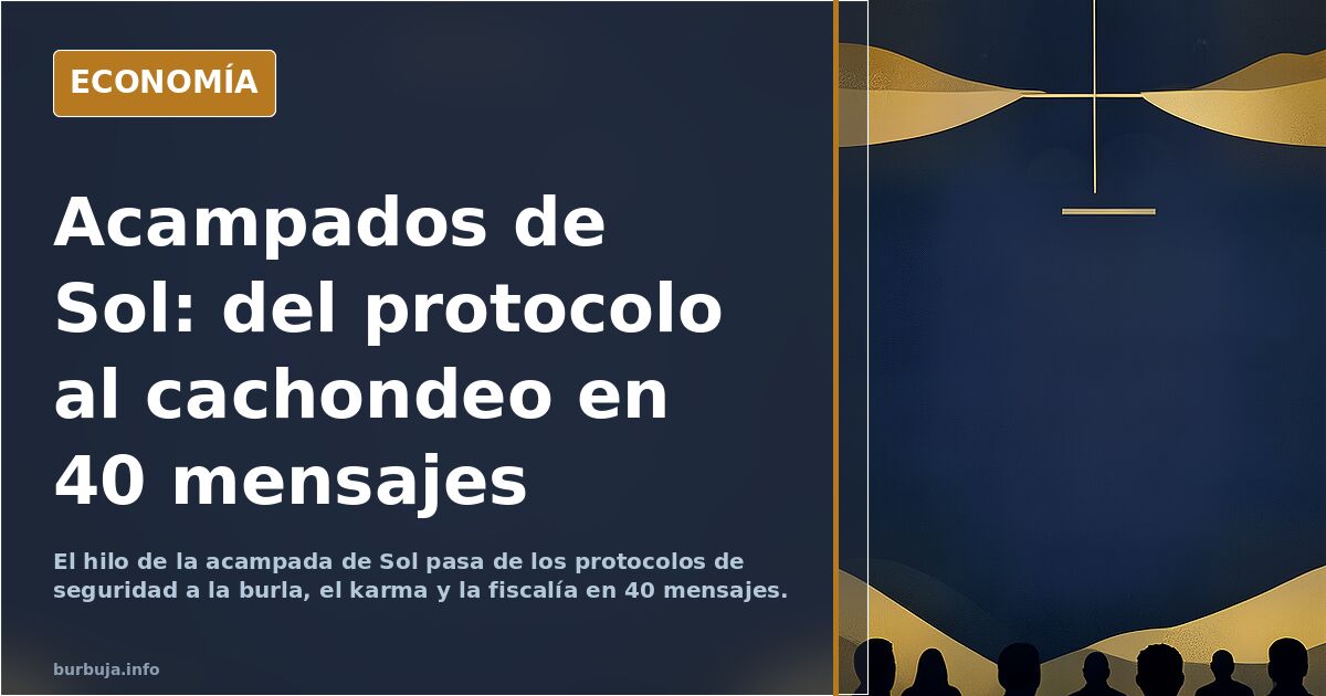 Acampadas en Sol denuncian robos: ¿qué está pasando?