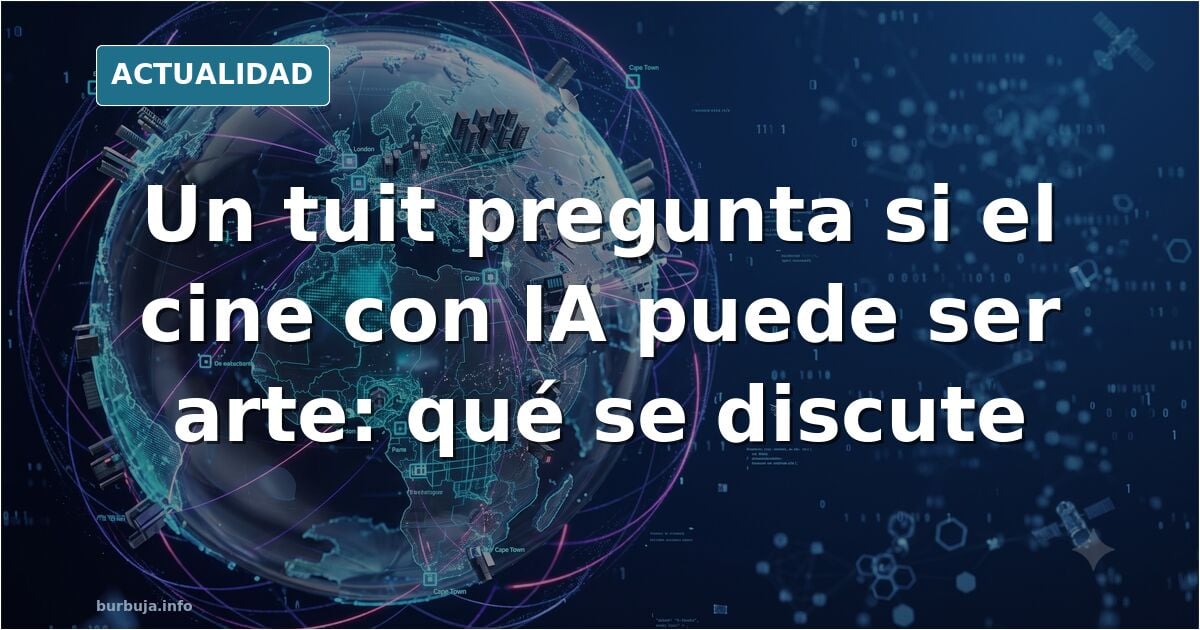 Si crees que el cine hecho por IA no puede ser arte, entonces explica esto.