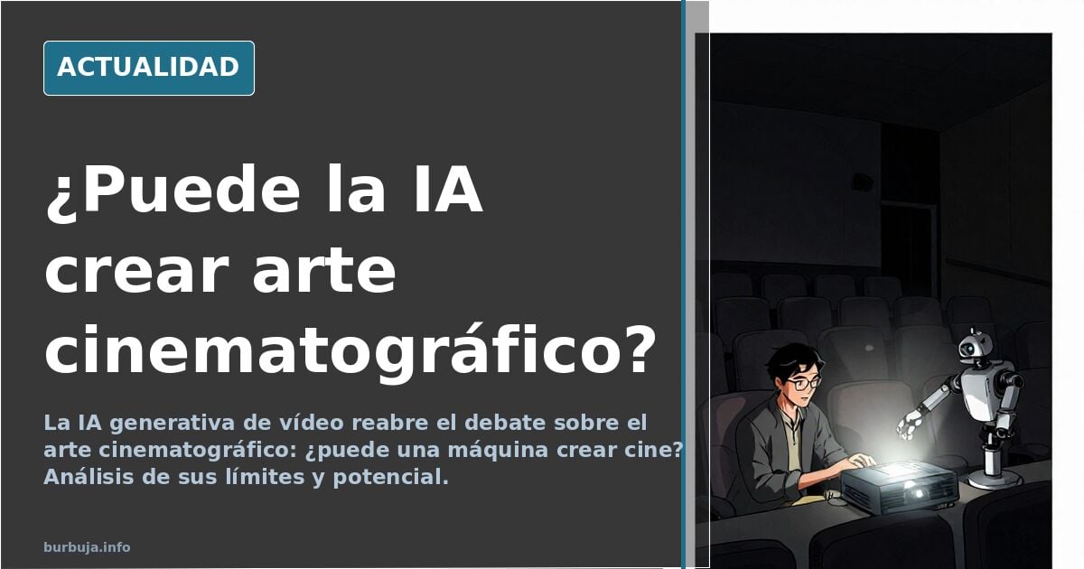 El cine generado por IA se abre paso entre la polémica