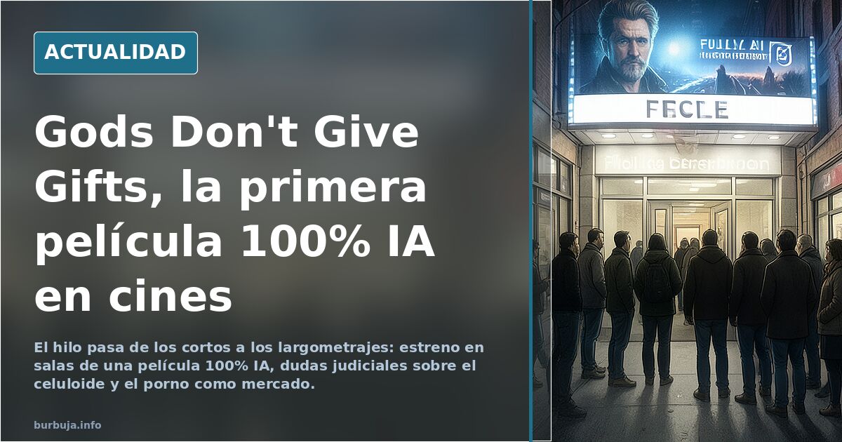 Si crees que el cine hecho por IA no puede ser arte, entonces explica esto.