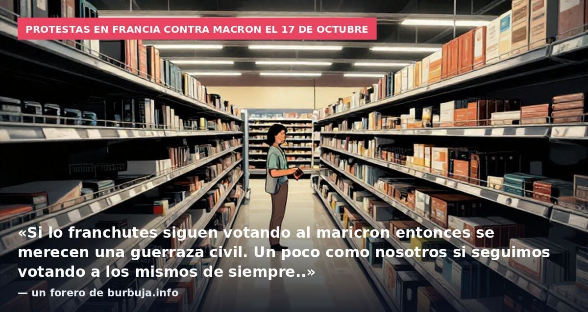 Le Pen y Melenchón se unen para derribar a Macron: El 17 de Octubre salen a la calle chalecos amarillos, estudiantes, jubilados, granjeros...