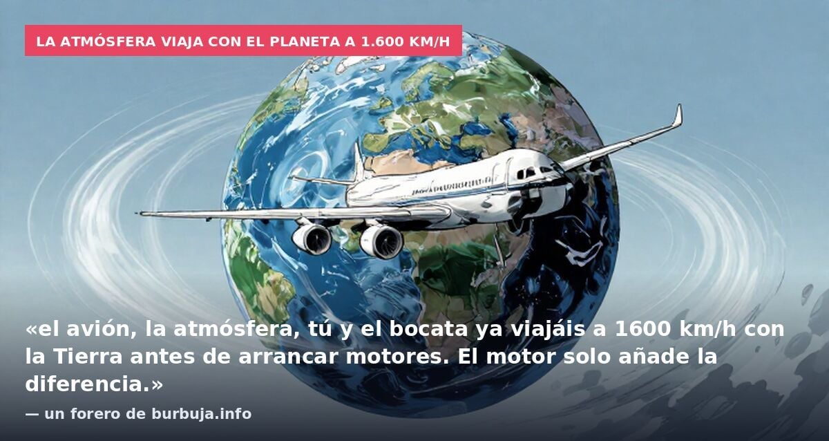 TIERRA PLANA: Si un Boeing vuela a 840 km/h y la tierra rota a 1600 km/h un avión que salga hacia el este nunca llegará a su destino
