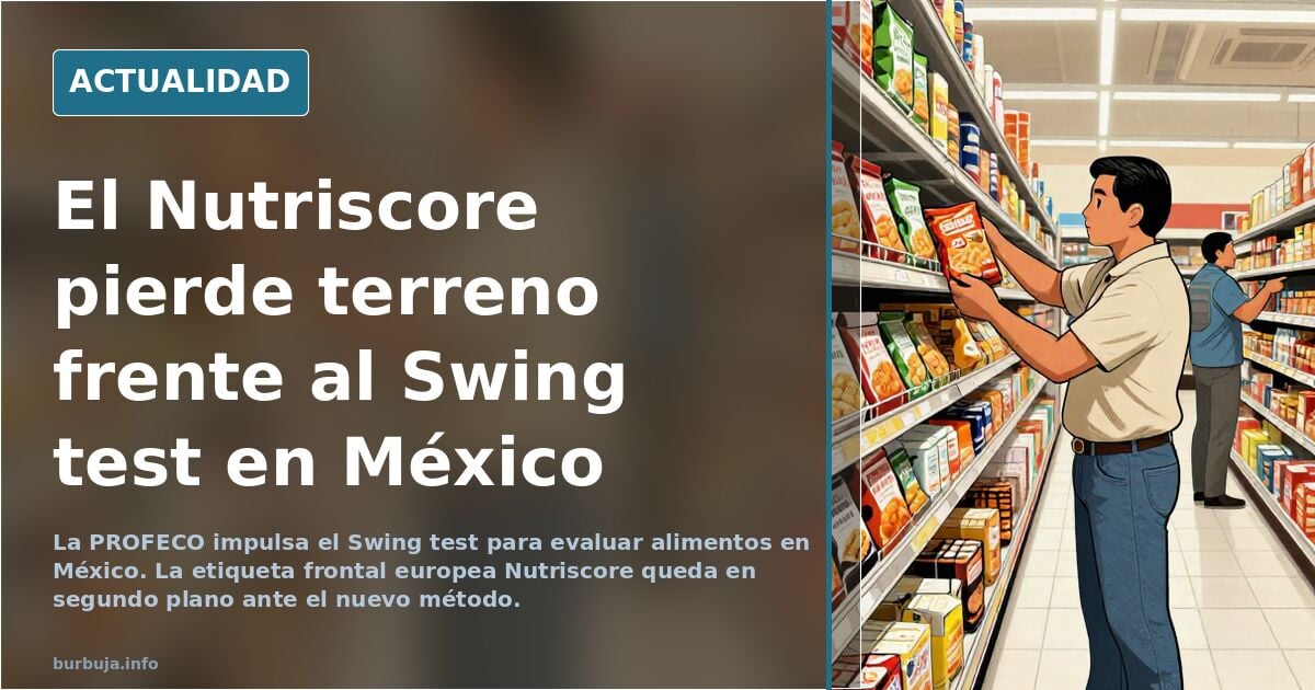 Olvidad el Nutriscore ahora se lleva Swing test