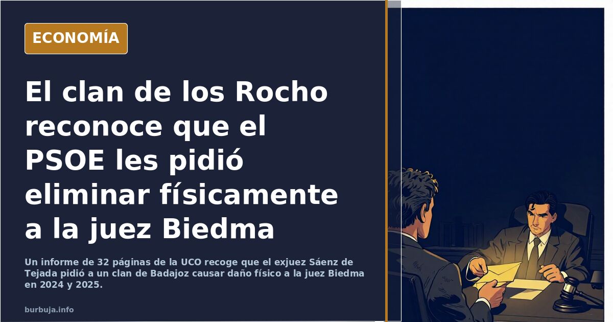 El clan de los Rocho reconoce que el PSOE les pidió eliminar físicamente a la juez Biedma