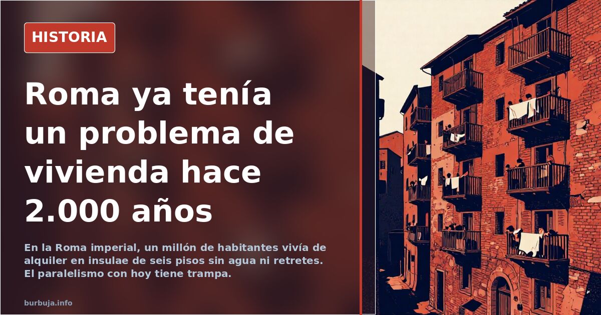 Roma: un millón de habitantes y pisos sin agua ni retretes