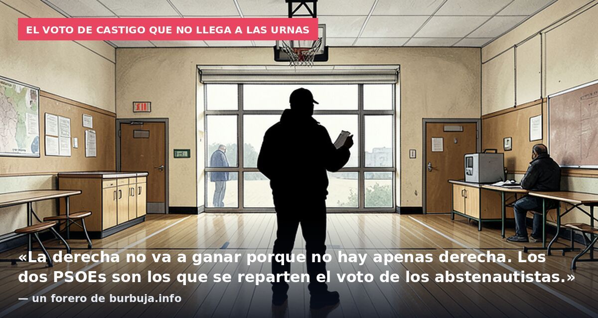 Encuesta burbujera de intencion de voto- Y de no voto, que esta no se contempla en las encuestas.