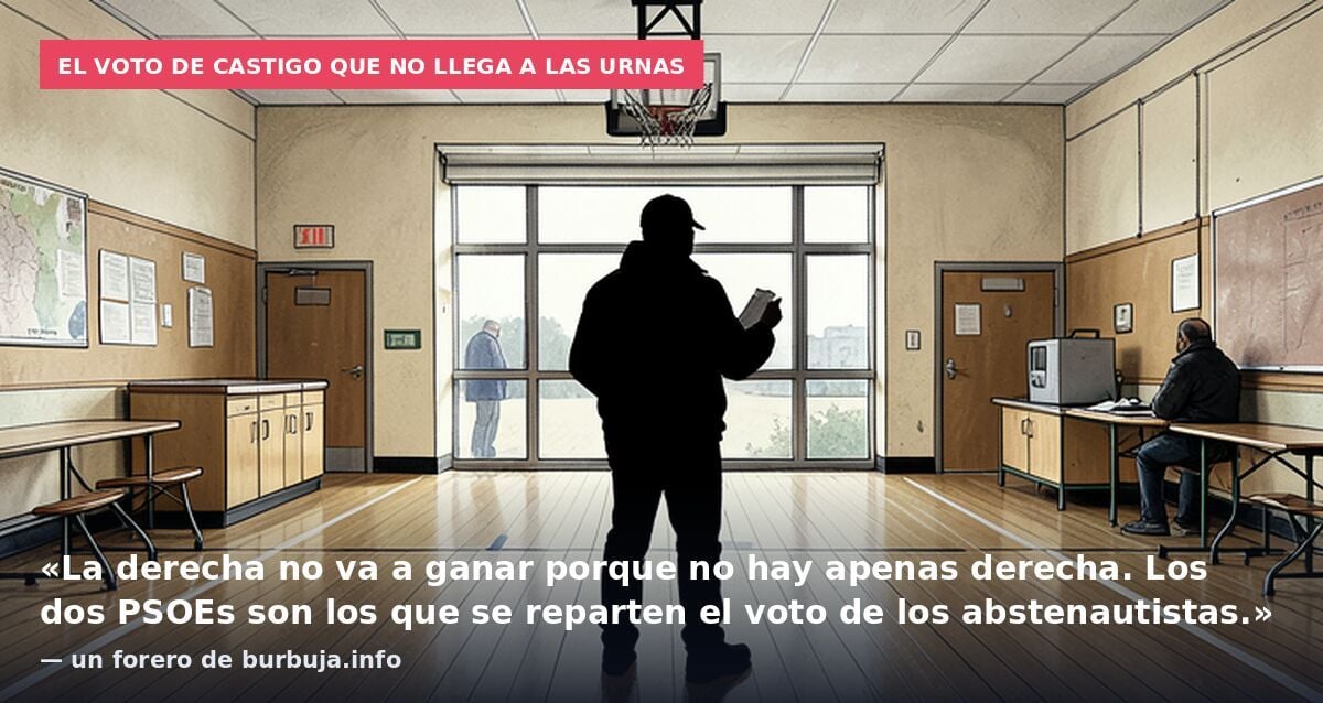 Encuesta burbujera de intencion de voto- Y de no voto, que esta no se contempla en las encuestas.