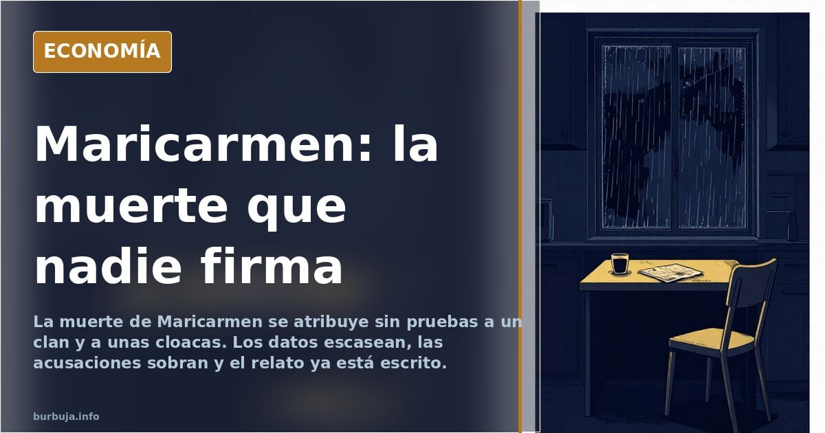 Muerte de Maricarmen: el relato del clan y las cloacas