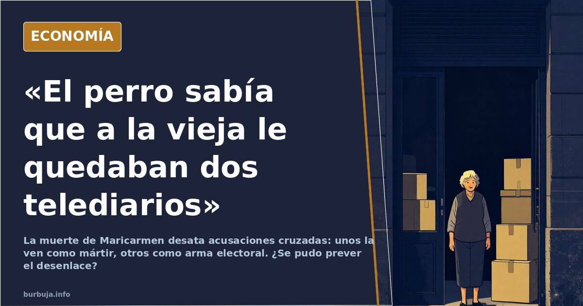 «El perro sabía que a la vieja jeta le quedaban dos telediarios»