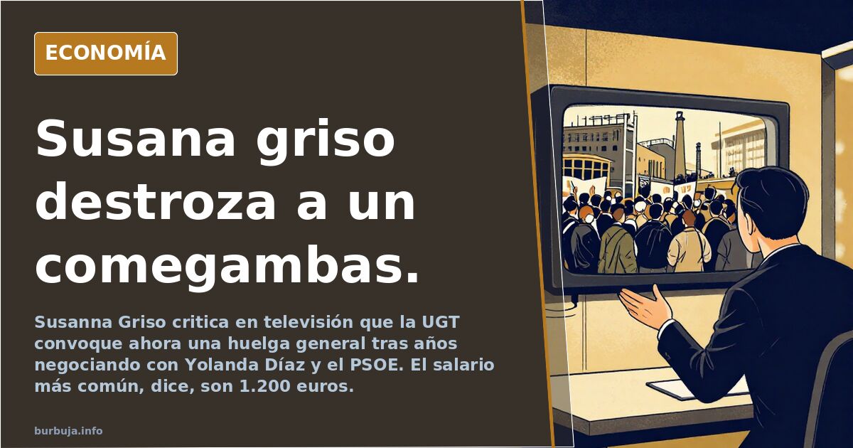Susana griso destroza a un comegambas.