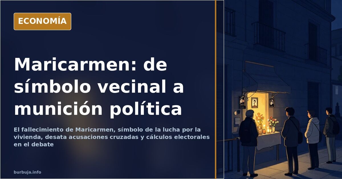 Maricarmen: la muerte que el relato convierte en arma política