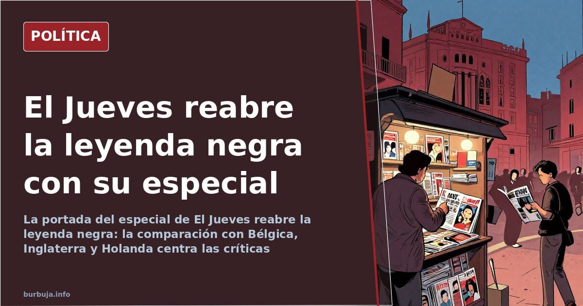 El Jueves y la portada que reabre la leyenda negra