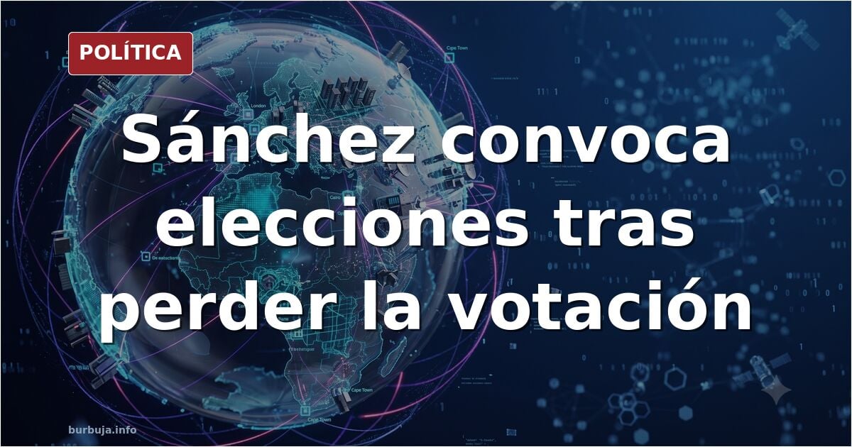 Ilustración editorial de un político español ante un atril con papeletas y una urna electoral en plena campaña