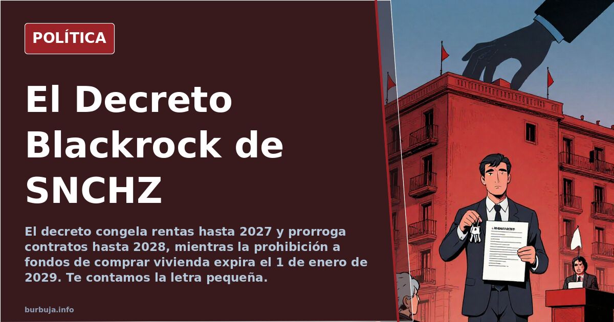 El Decreto Blackrock de SNCHZ