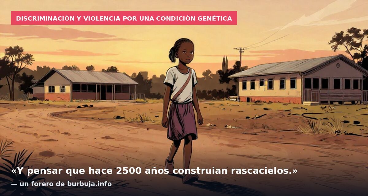 Discriminación y violencia por una condición genética: «Y pensar que hace 2500 años construian rascacielos.» — un forero de burbuja.info