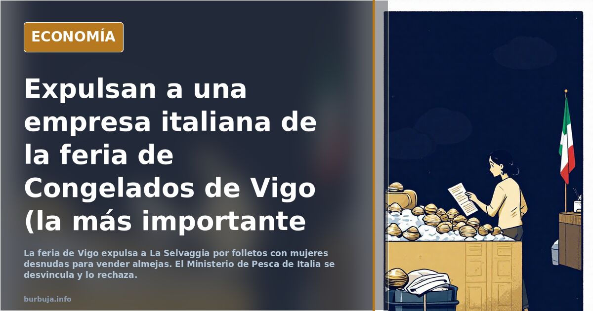 Expulsan empresa italiana de Conxemar por publicidad sexista