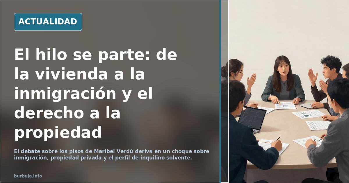 Maribel Verdún "Tengo 3 pisos si, pero es después de haber trabajado 30 años y sin robar a nadie"