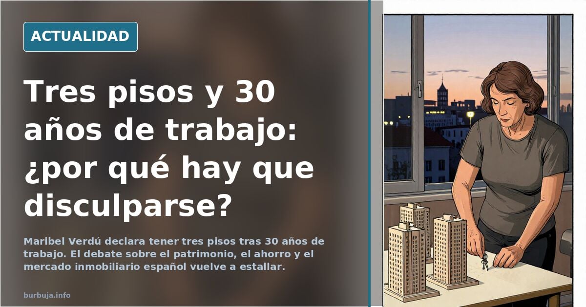 Maribel Verdú y los tres pisos: 30 años de trabajo bajo sospecha