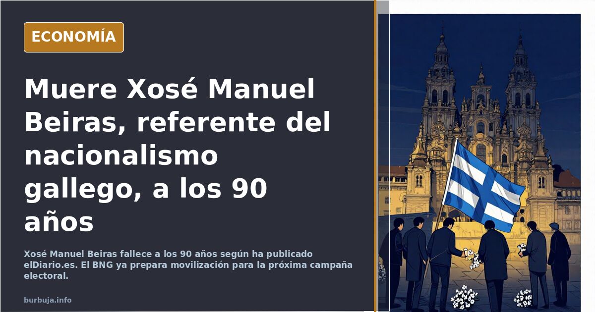 Muere el pope del nacionalismo gallego
