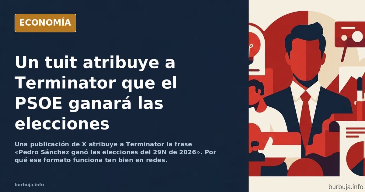 Terminator predice que el PSOE ganará las elecciones