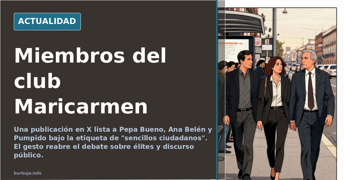 Miembros del club de Maricarmen