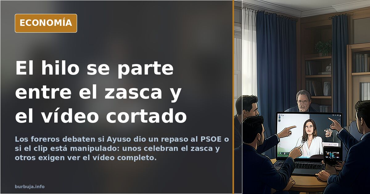 Díaz Ayuso le da una lección al PSOE y lo remata.
