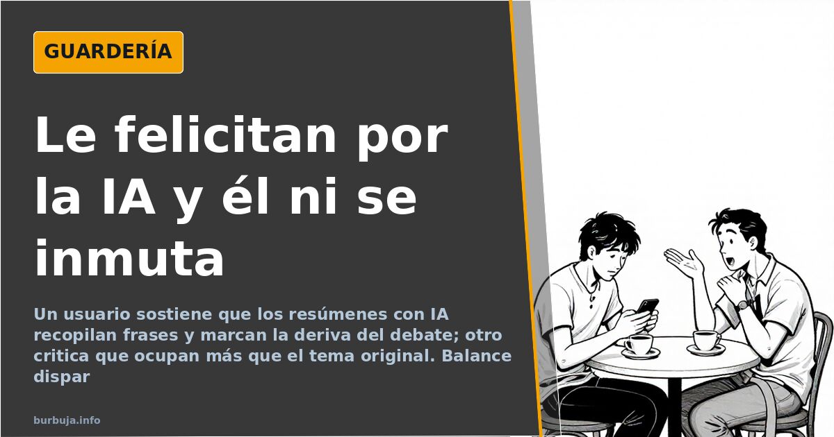 Calopez y los resúmenes IA: felicitaciones, quejas y un baneo