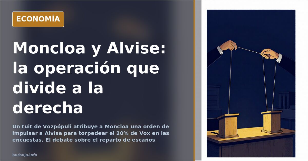 Ilustración editorial de un tablero de ajedrez con piezas de voto y un mapa provincial de España en tonos azul marino y dorad