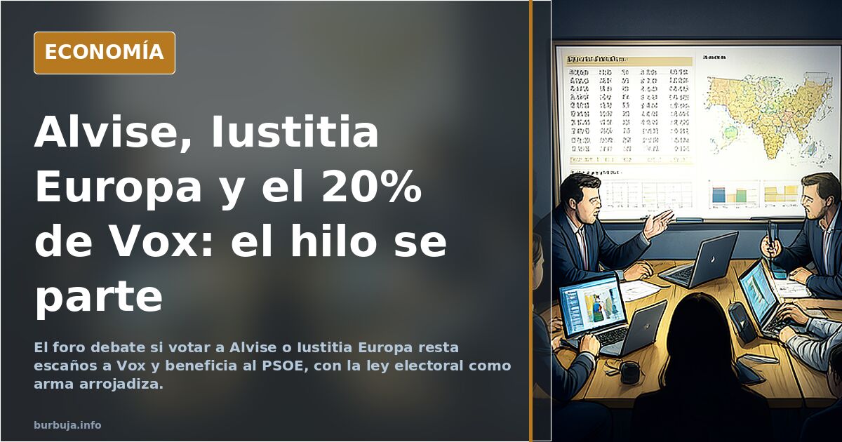 Albise Pérez hasta en la sopa. Moncloa ordena impulsar mediáticamente a Alvise para torpedear el 20% de Vox en las encuestas.