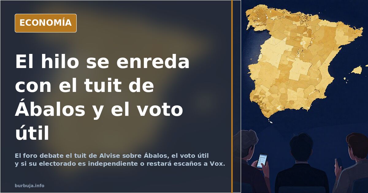 Albise Pérez hasta en la sopa. Moncloa ordena impulsar mediáticamente a Alvise para torpedear el 20% de Vox en las encuestas.