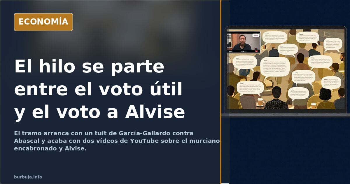 Albise Pérez hasta en la sopa. Moncloa ordena impulsar mediáticamente a Alvise para torpedear el 20% de Vox en las encuestas.