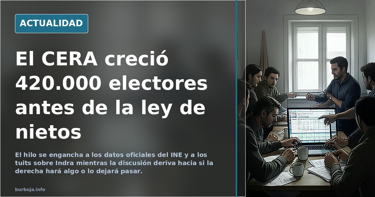 La verdadera causa del adelanto electoral (La Ley De Nietos) ni maricarmen ni gaitas