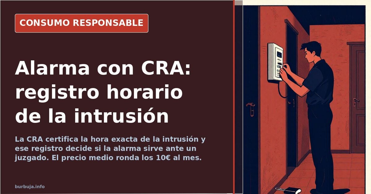 Alarma conectada a CRA: lo que de verdad disuade al okupa