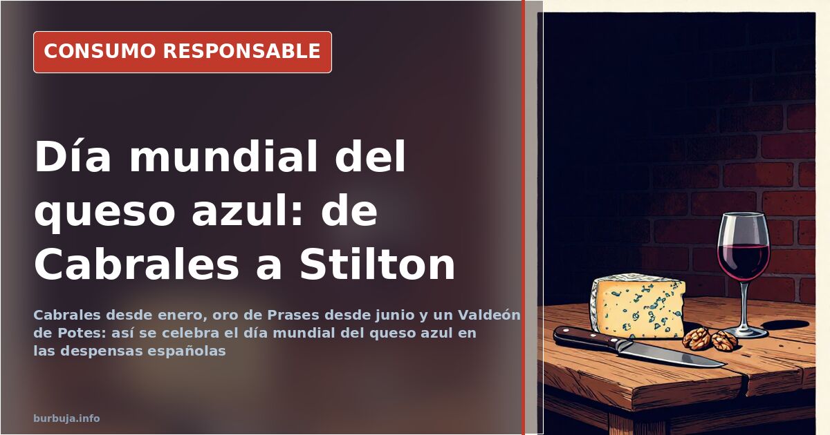 Día mundial del queso azul: Cabrales, Valdeón y Stilton en la despensa