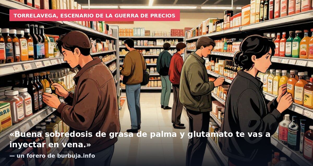 Torrelavega, escenario de la guerra de precios: «Buena sobredosis de grasa de palma y glutamato te vas a inyectar en vena.» — un forero de burbuja.info