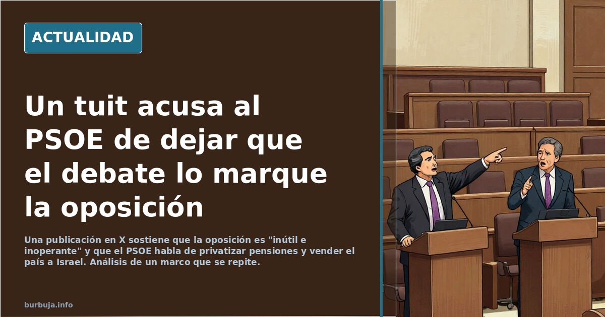 Algunos en X dicen que el PSOE le irá muy bien en las elecciones.