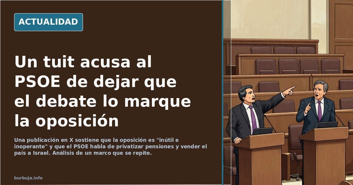 Algunos en X dicen que el PSOE le irá muy bien en las elecciones.