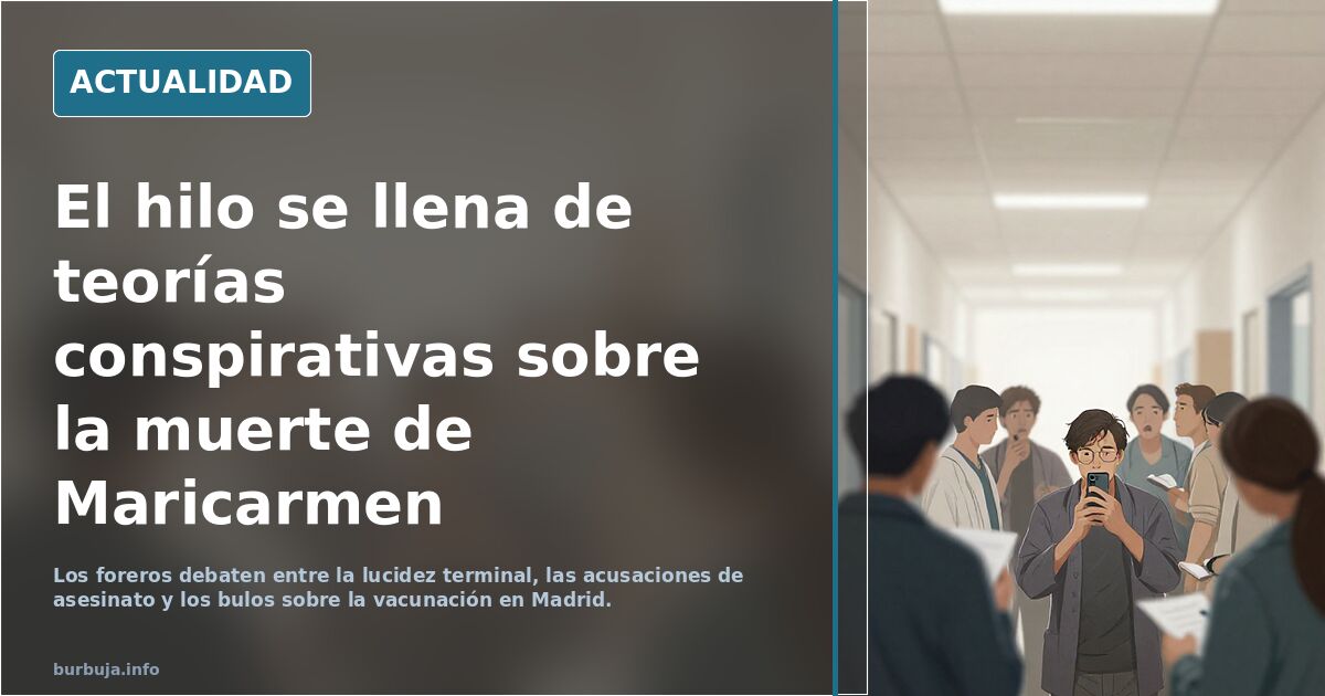 La extraña gloria de Maricarmen: dos horas antes estaba casi como si tal cosa, pruebas con vídeo