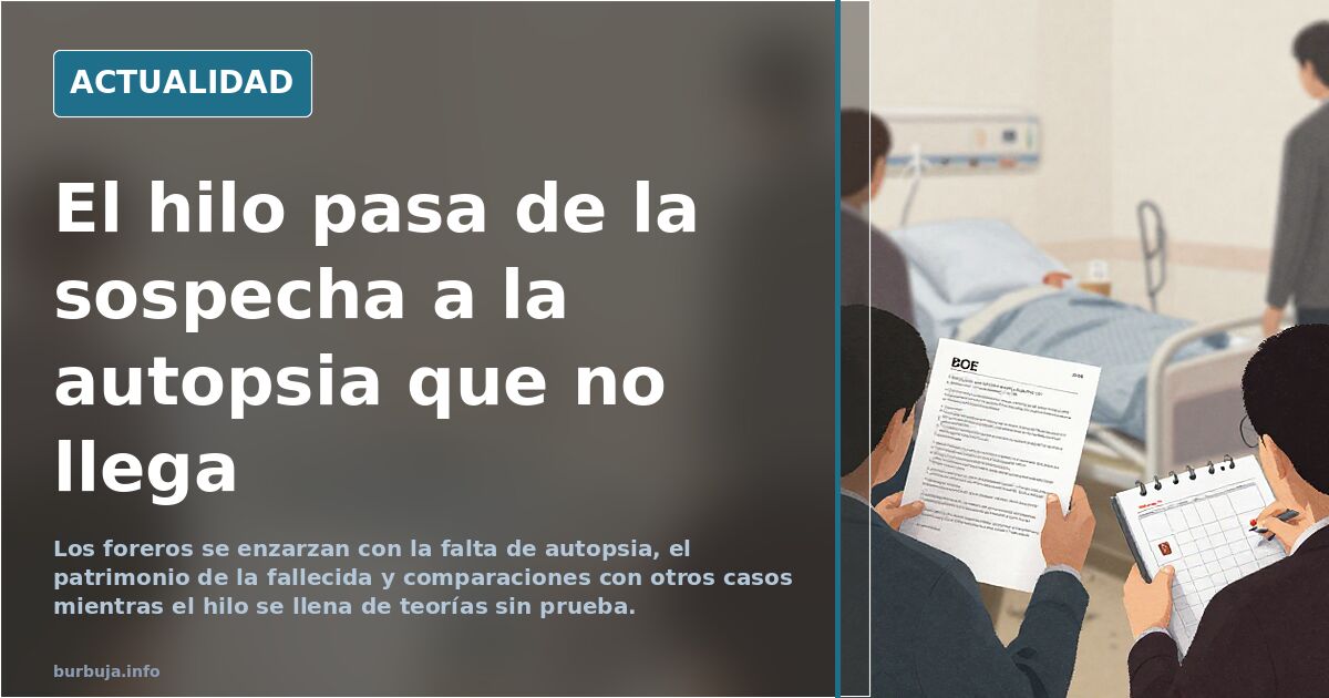 La extraña gloria de Maricarmen: dos horas antes estaba casi como si tal cosa, pruebas con vídeo