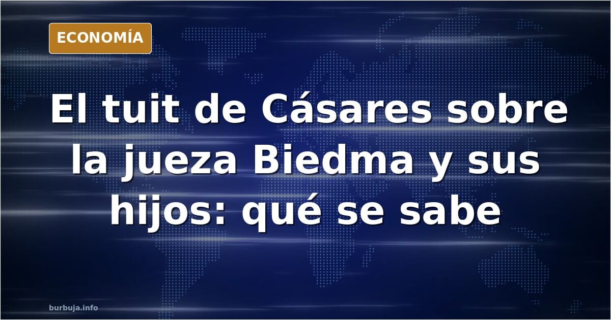 BRUTAL Jueza Biedma y sus hijos