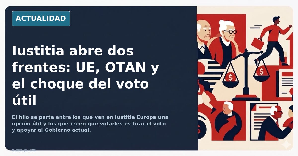 Iustitia propone sacar a España del bloque anglosajón