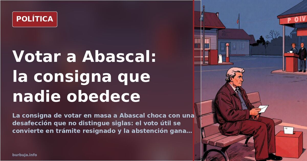El debate sobre el voto útil a Abascal en un foro