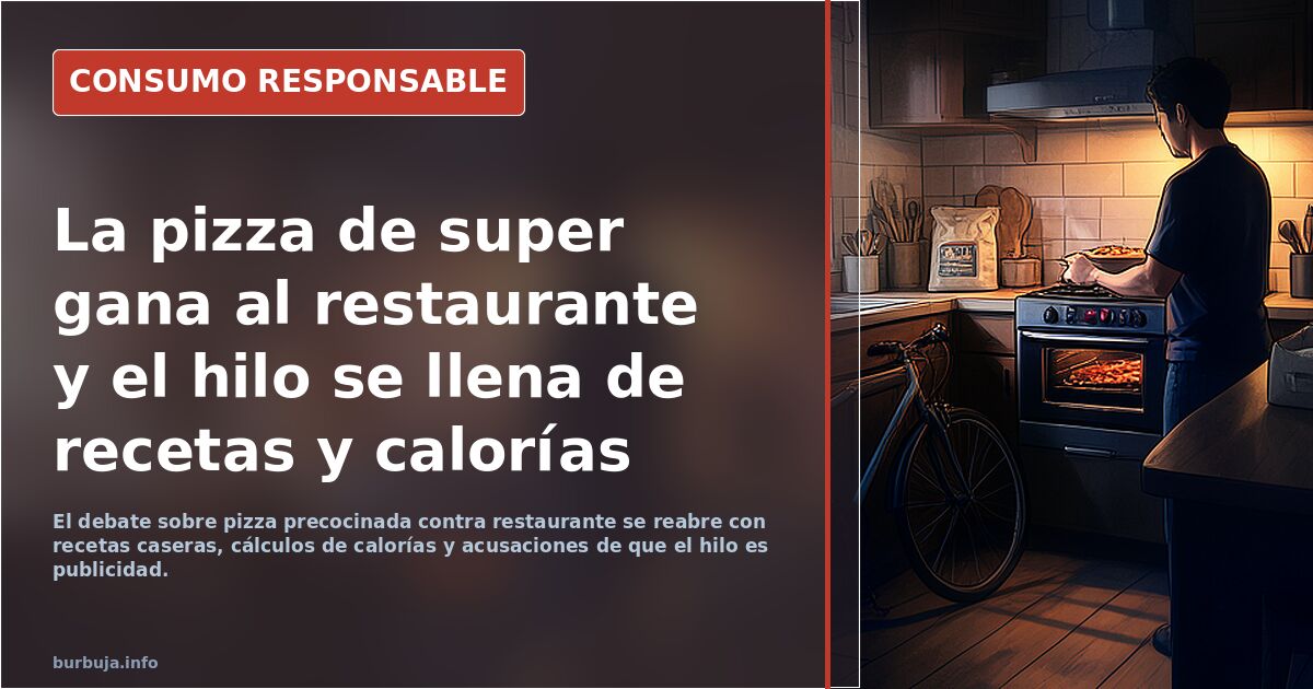 Algunas picsas precocinadas de super son mucho mejores que las de ristorantes