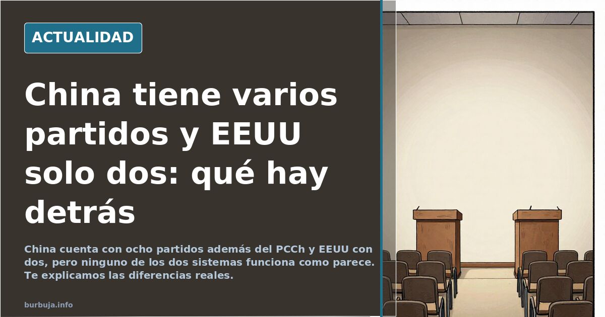 China es multipartidista. EEUU es bipartidista.