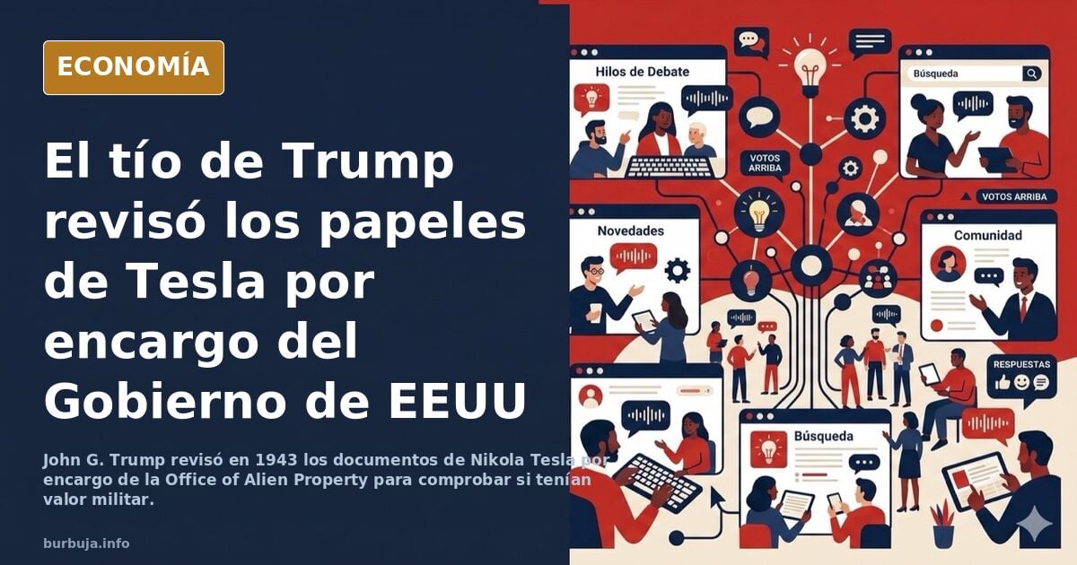 Trump reconoce que a su tío el Gobierno de EEUU le encargó investigar inventos y documentos de Tesla, por fi tenia ",el raya de la muerte"