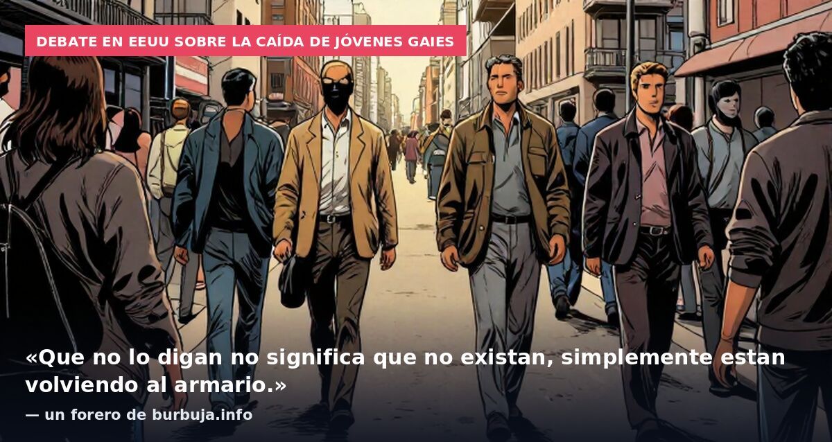 Debate en EEUU sobre la caída de jóvenes gaies: «Que no lo digan no significa que no existan, simplemente estan volviendo al armario.» — un forero de burbuja.info